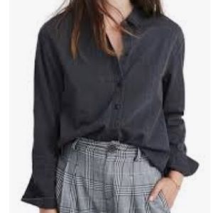 Madewell Ex-Boyfriend Oversized Shirt Lunar Wash